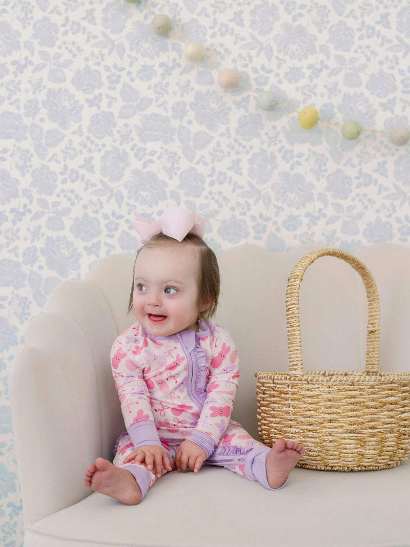 Sweet Bunny Bamboo Ruffle Romper