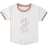 Organic Graphic Tee & Shorts Set - Beach Day