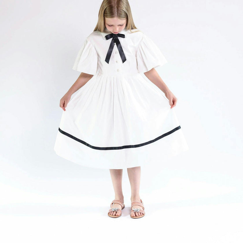 Lea dress (blue checkered)