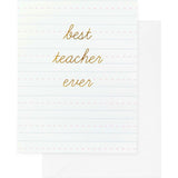 Best Teacher Ever Card