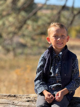 HUNTER blue padded vest