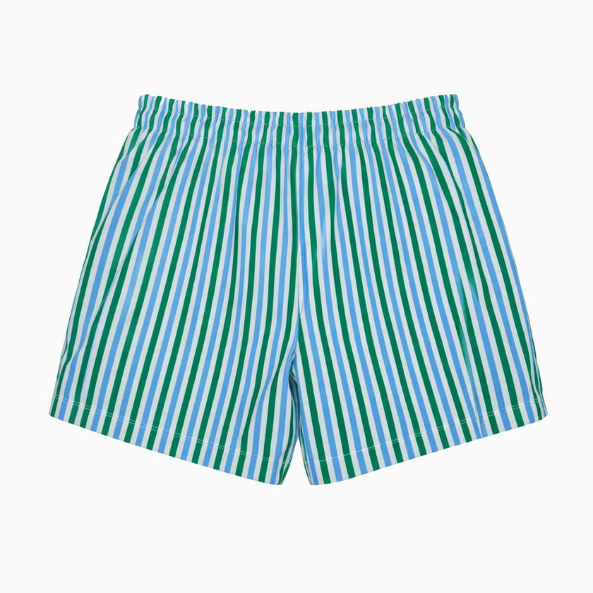 Green Stripe Bravo Baby Boy Swim Short