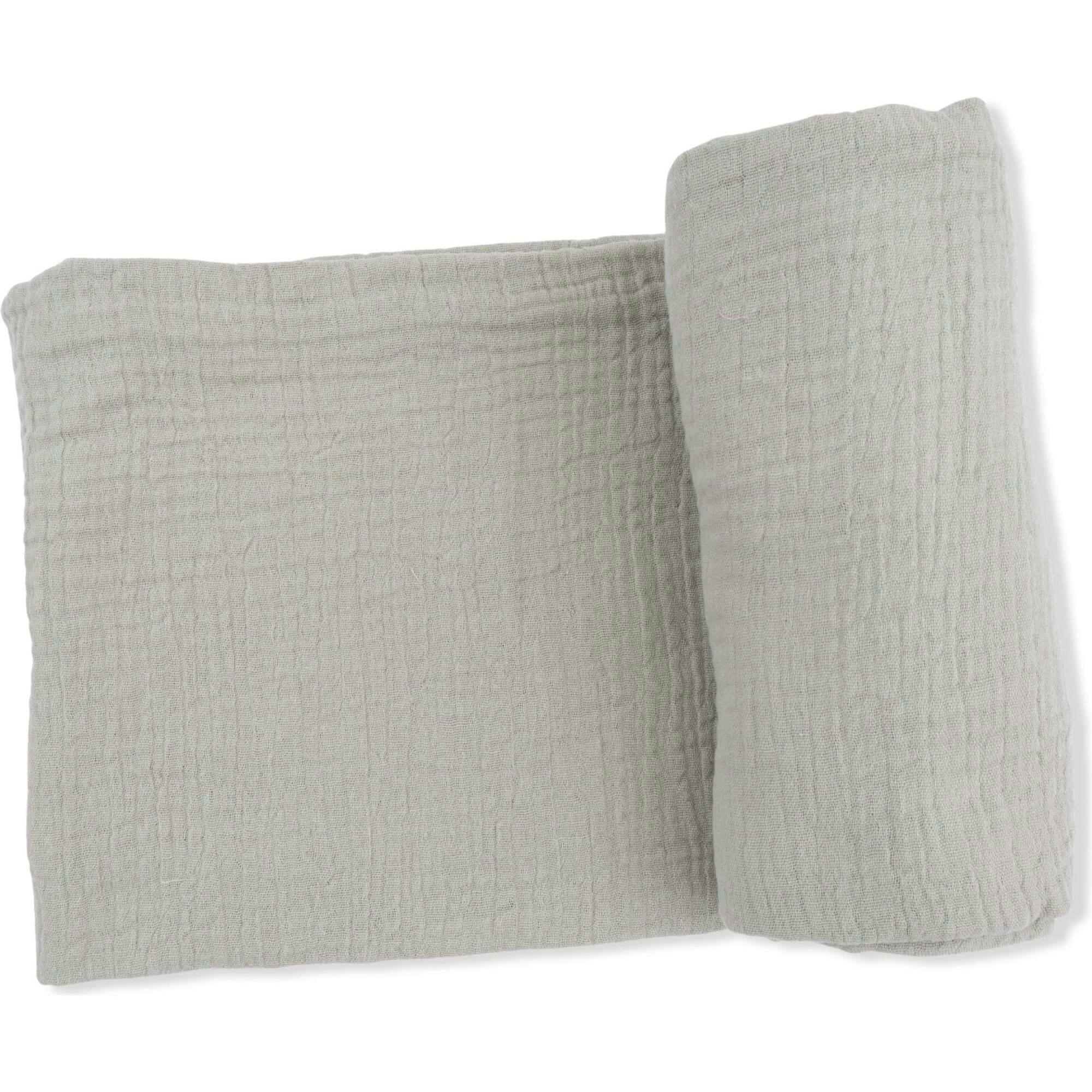 Solid Muslin Desert Green - Swaddle Blanket