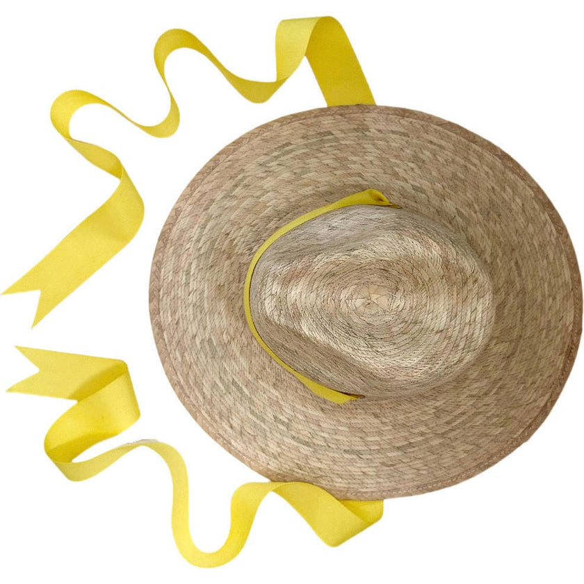 Little Girls Zinnia Long Grosgrain Ribbon Sun Hat