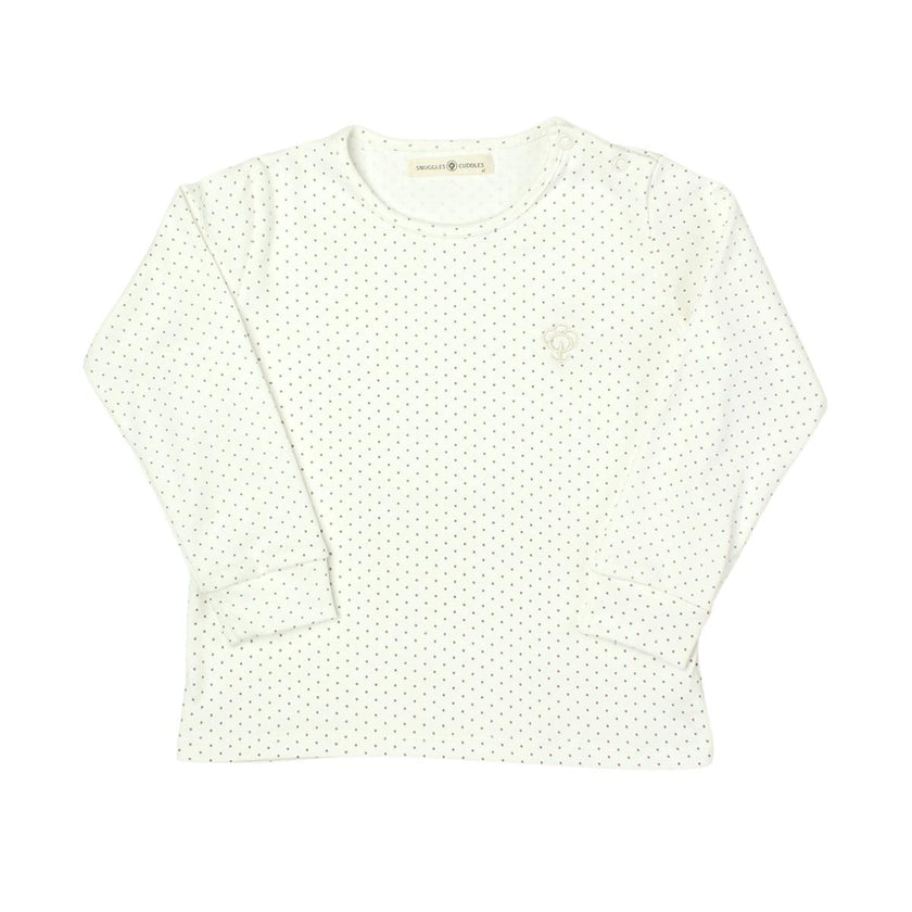 Boy Polka-Dot Pajama Set in Pima Cotton