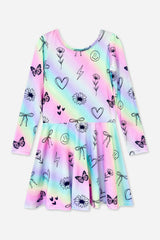 Simply Soft Long Sleeve Skater Dress