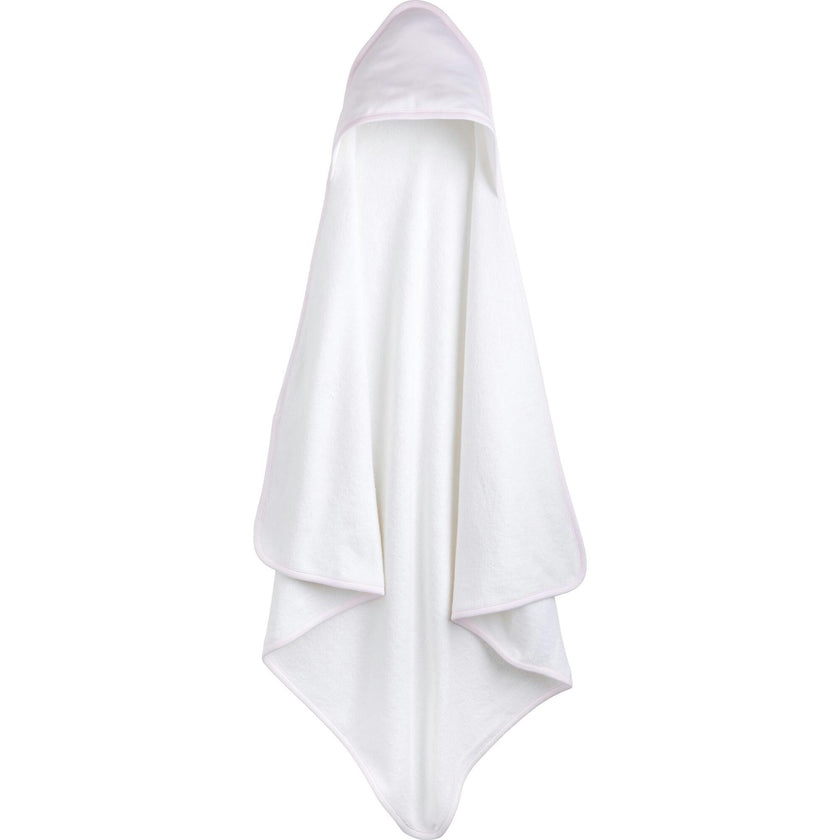 Hooded Towel - Pink Stripe