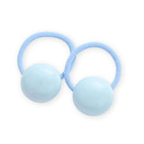 Button & Flower Hair Tie Set