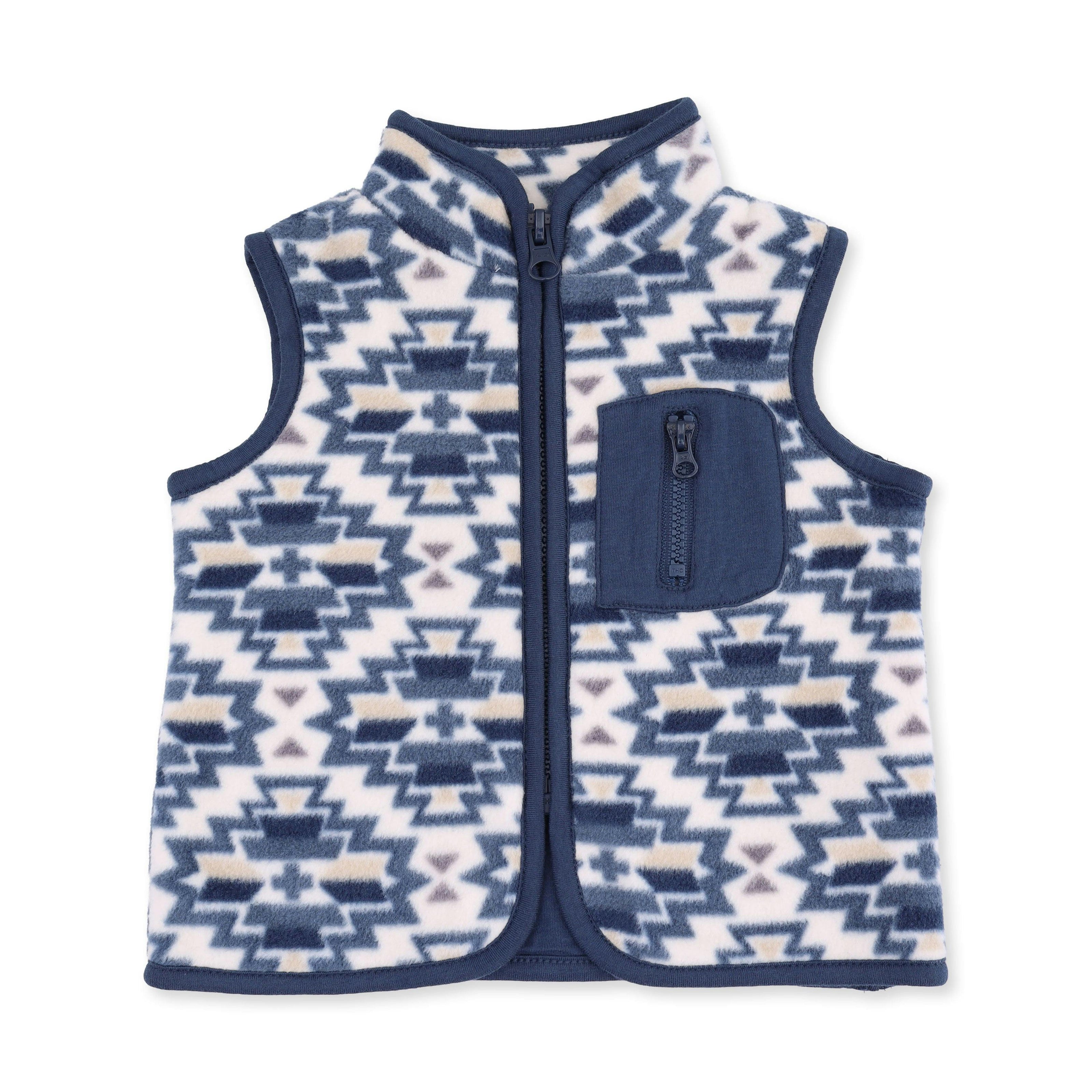 Southwest Micro Fleece - Zip Vest