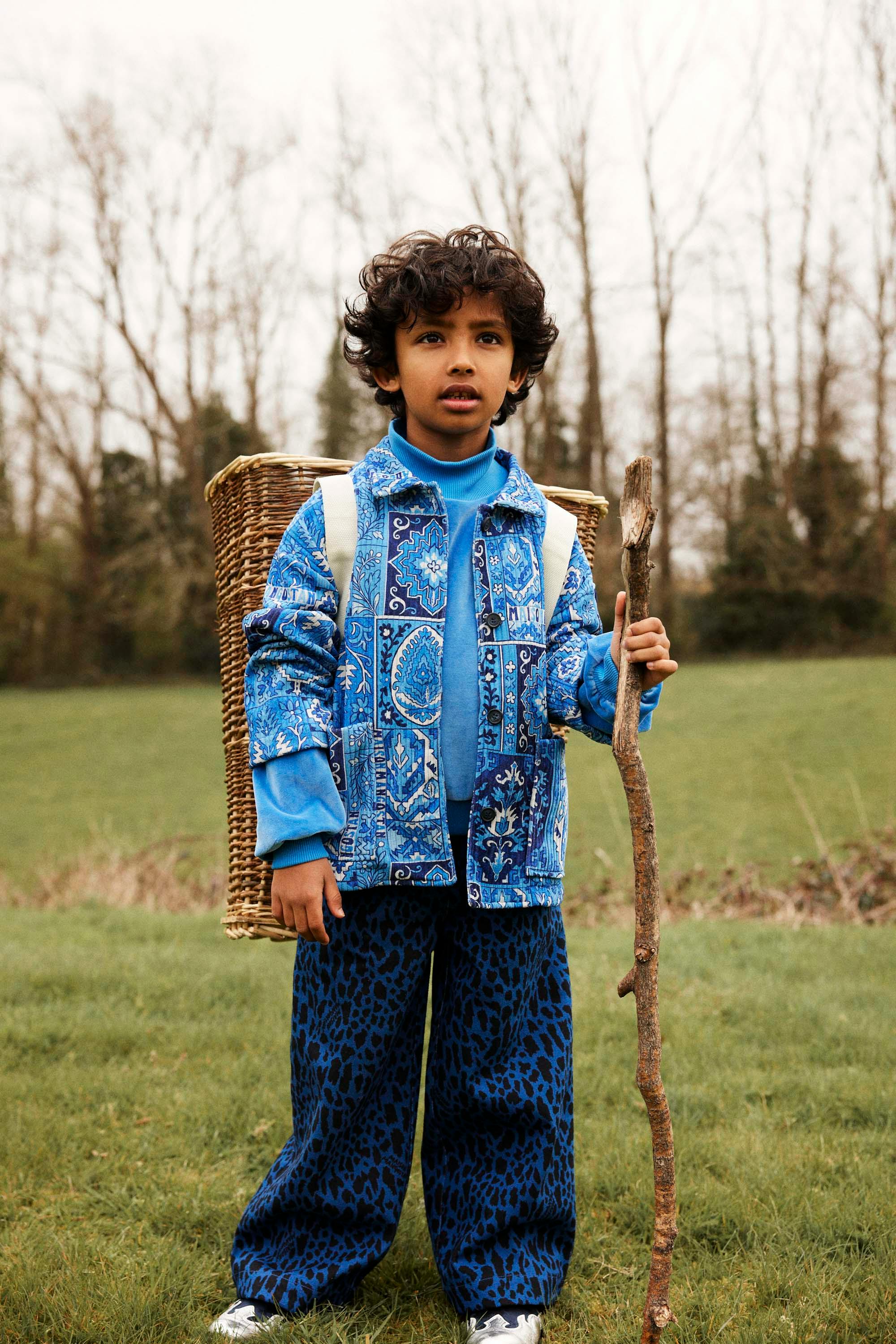 CARPET CORDUROY SHIRT BLUE