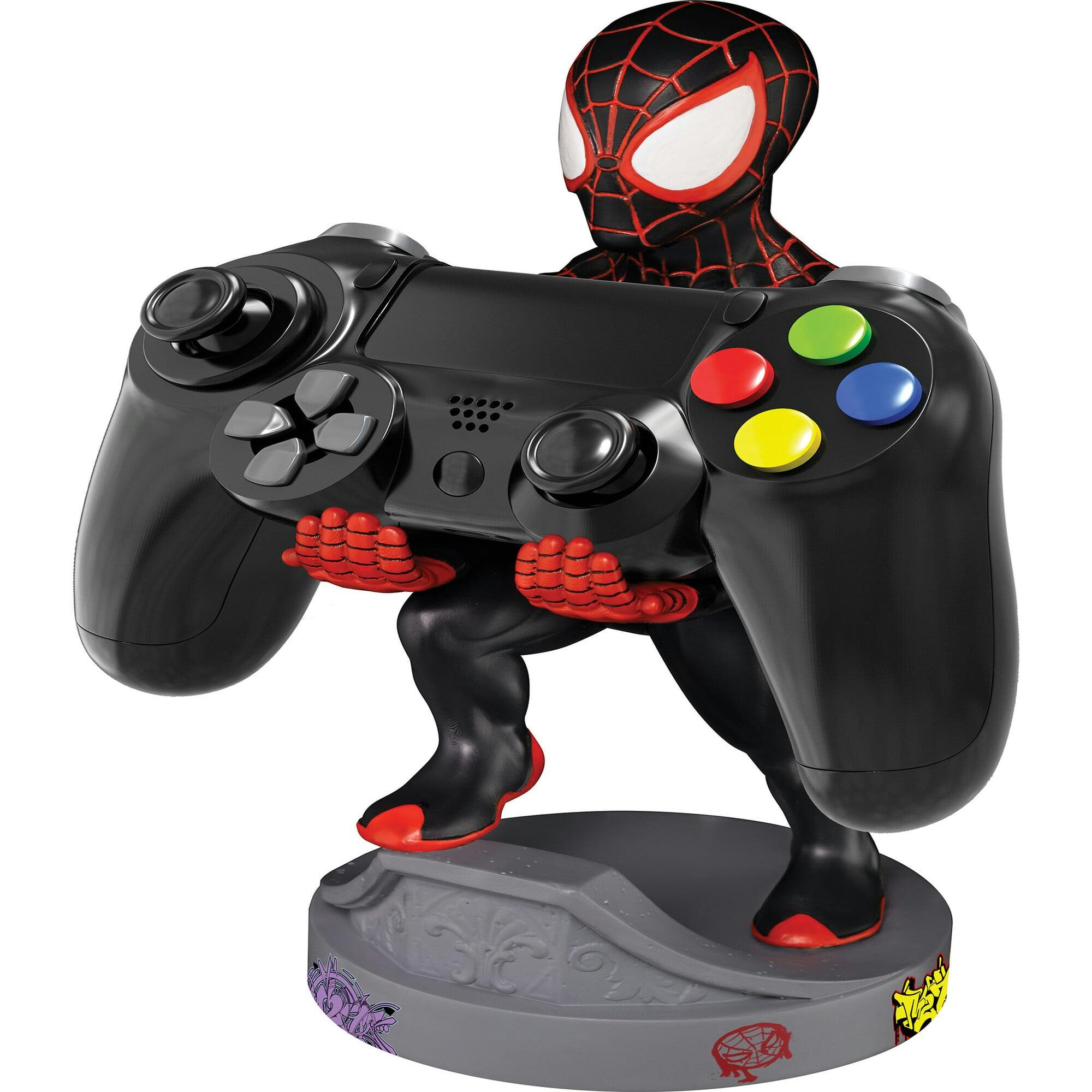 Exquisite Gaming Cable Guy Marvel Spiderverse: Miles Morales Spiderman Charging Controller and Device Holder