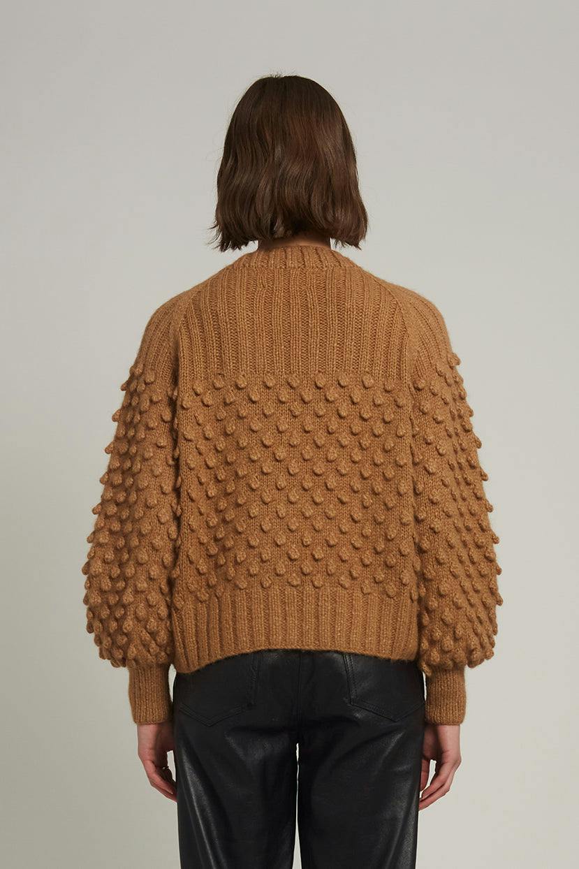SAGE CARDI | RICH CAMEL