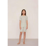 Kids Printed TENCEL™ Modal Unisex Short PJ Set, White