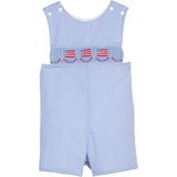 Smocked Shortall - Flags