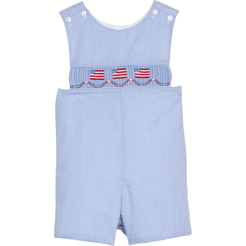 Smocked Shortall - Flags