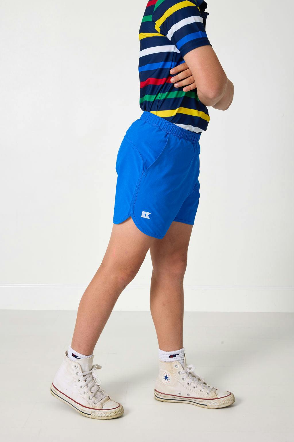 royal blue super short