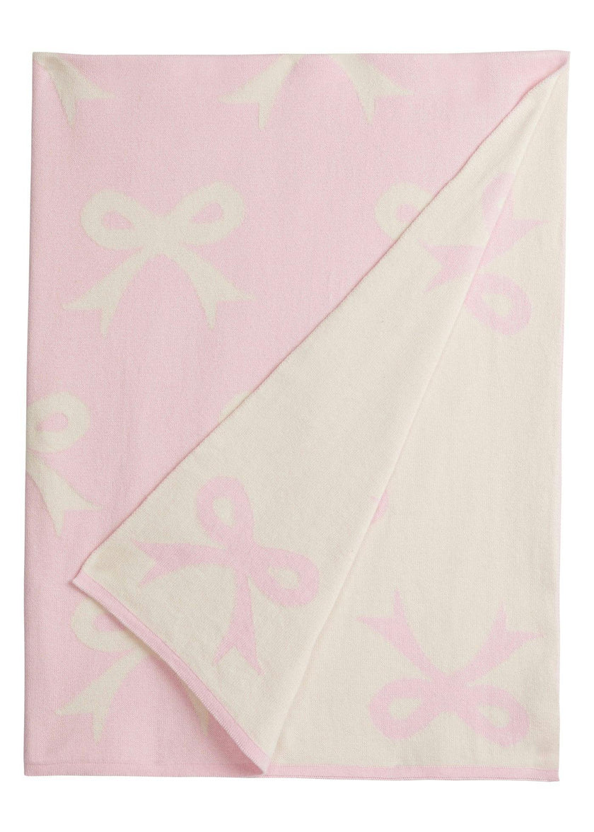 Nursery Blanket - Pink Bow