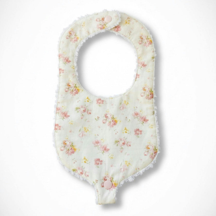 Soothe and Snap Pacifier Bib-Antique Rose