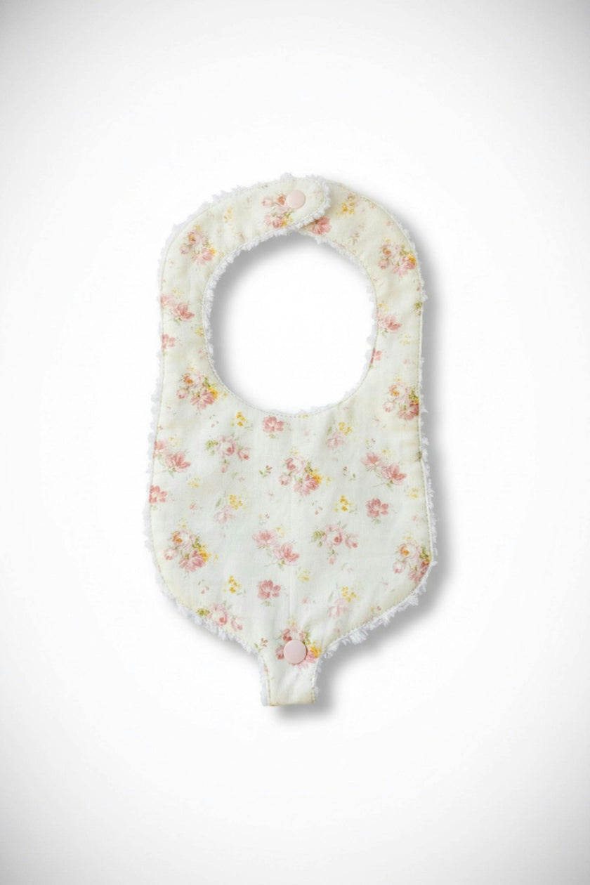 Soothe and Snap Pacifier Bib-Antique Rose