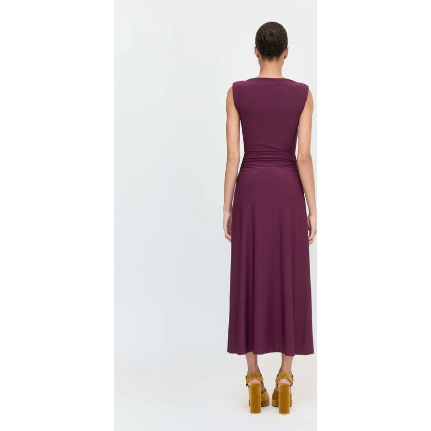 The Sloane Dress - Aubergine