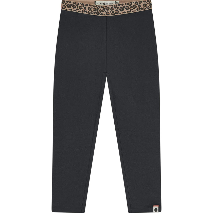 Leopard Waistband Leggings