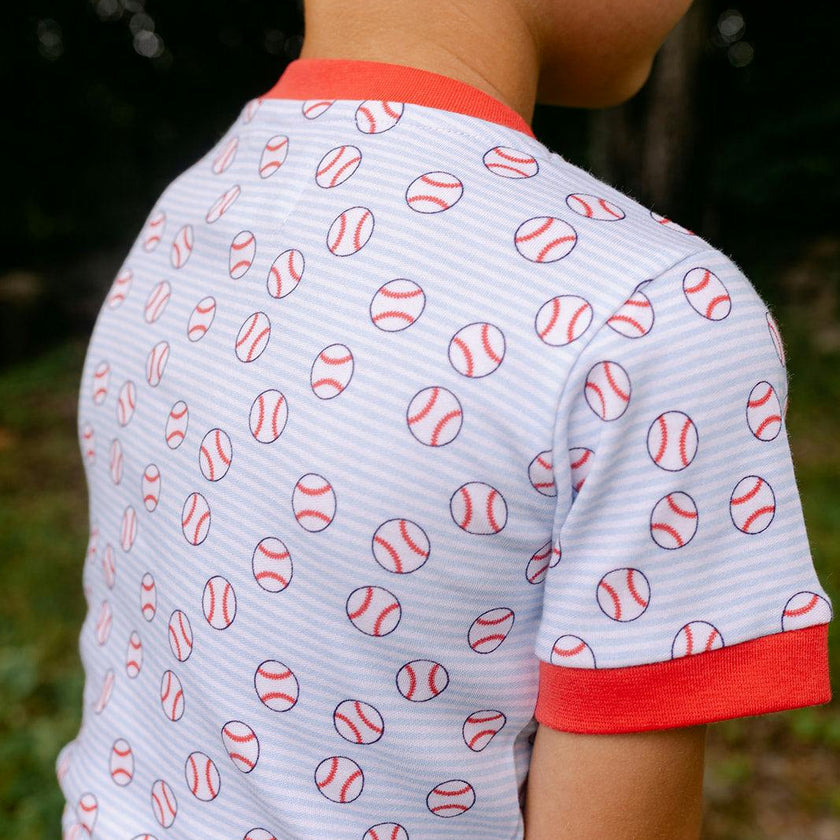 Frankie PJ Set - Home Run Print