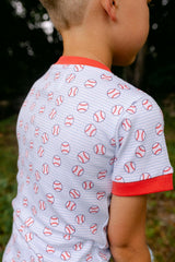 Frankie PJ Set - Home Run Print