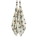 Organic Cotton Muslin Two-Piece Burp Cloth Set