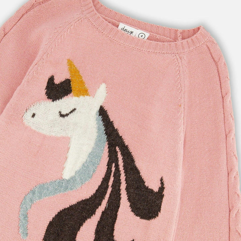 Knitted Dress with Intarsia