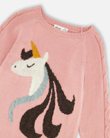 Knitted Dress with Intarsia