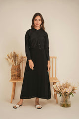 Cotton Cropped Side Tie Blouse