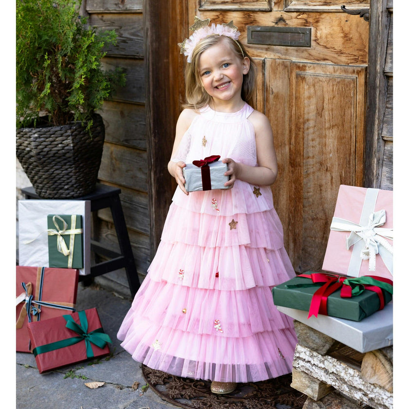 Christmas Tree Dress & Headpiece