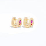 Found Nest Huggie - Pink, Orange & Yellow Sapphire