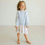 Soft Cloud Blue Pointelle Cardigan