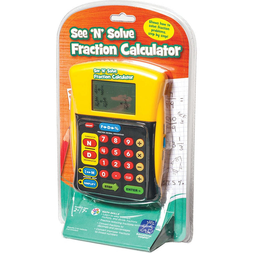 See 'N' Solve Fraction Calculator