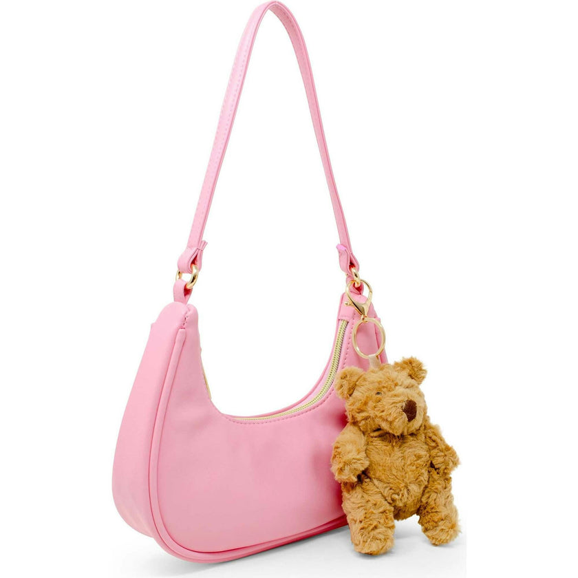Teddy Charm Shoulder Handbag