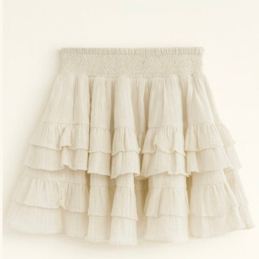 Saline skirt in white