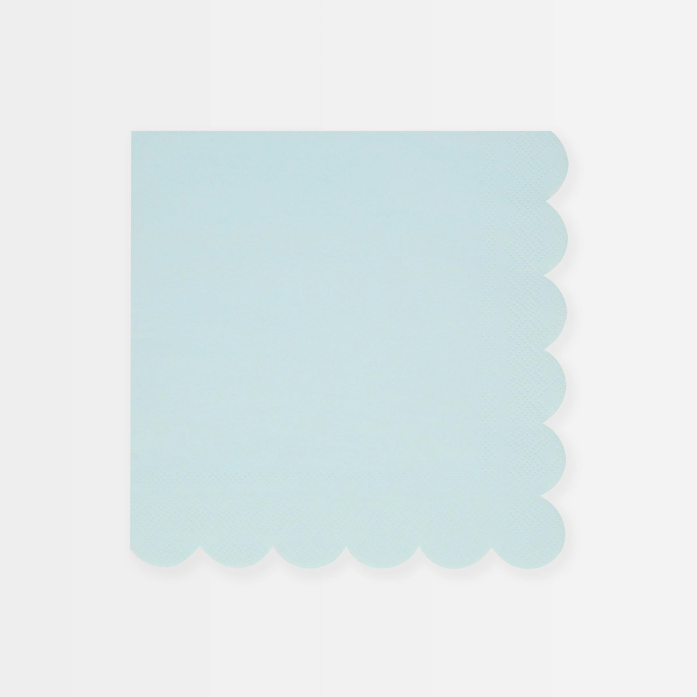 Summer Sky Blue Large Napkins