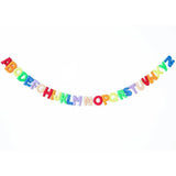 Alphabet Wool Felt Garland