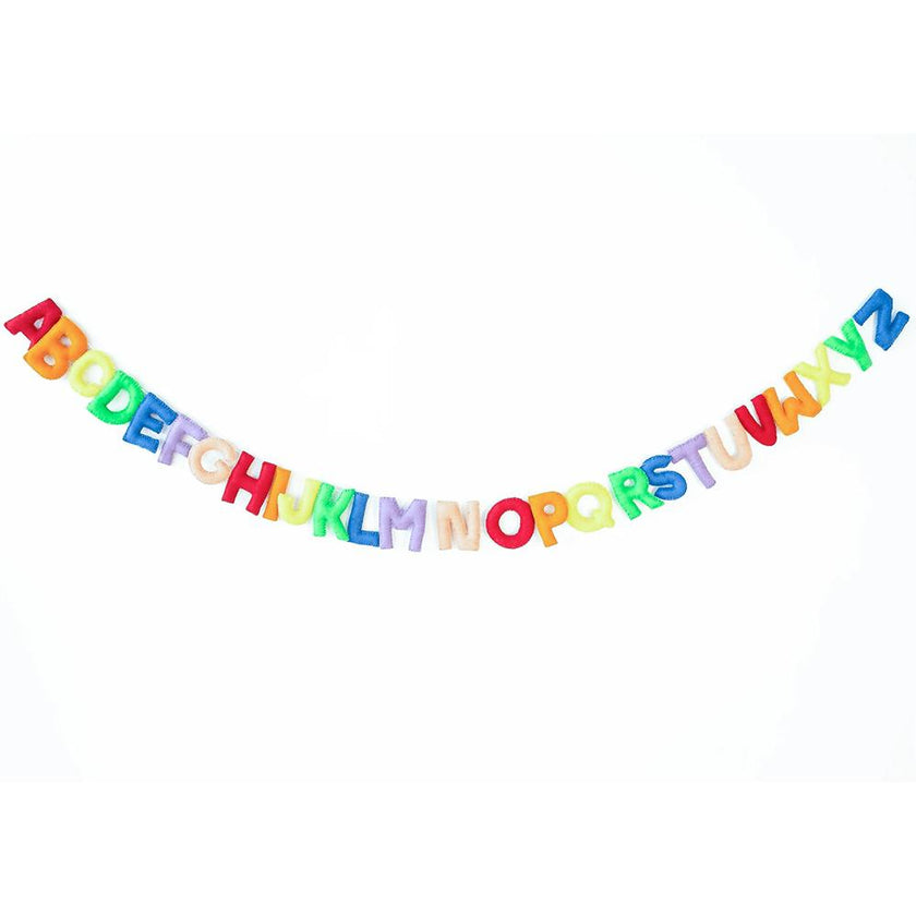 Alphabet Wool Felt Garland