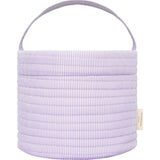 Lavender Stripe Quilted Easter Bucket