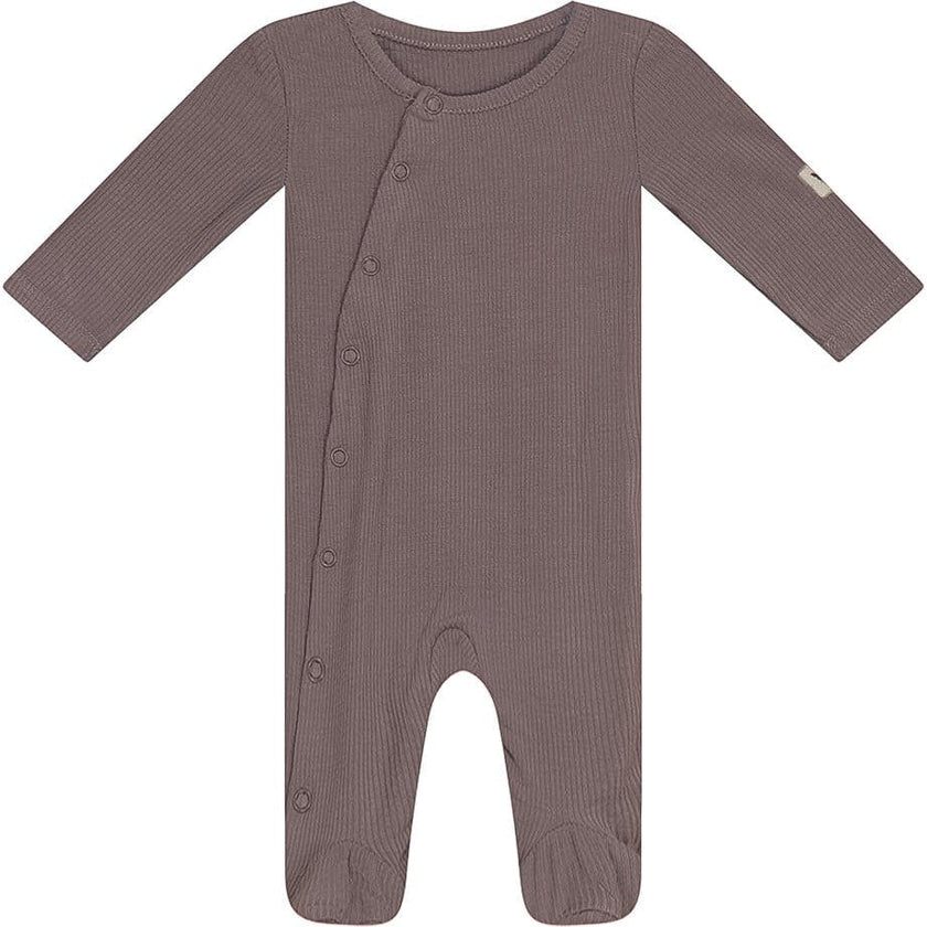 Rib Onesie Dark Almond