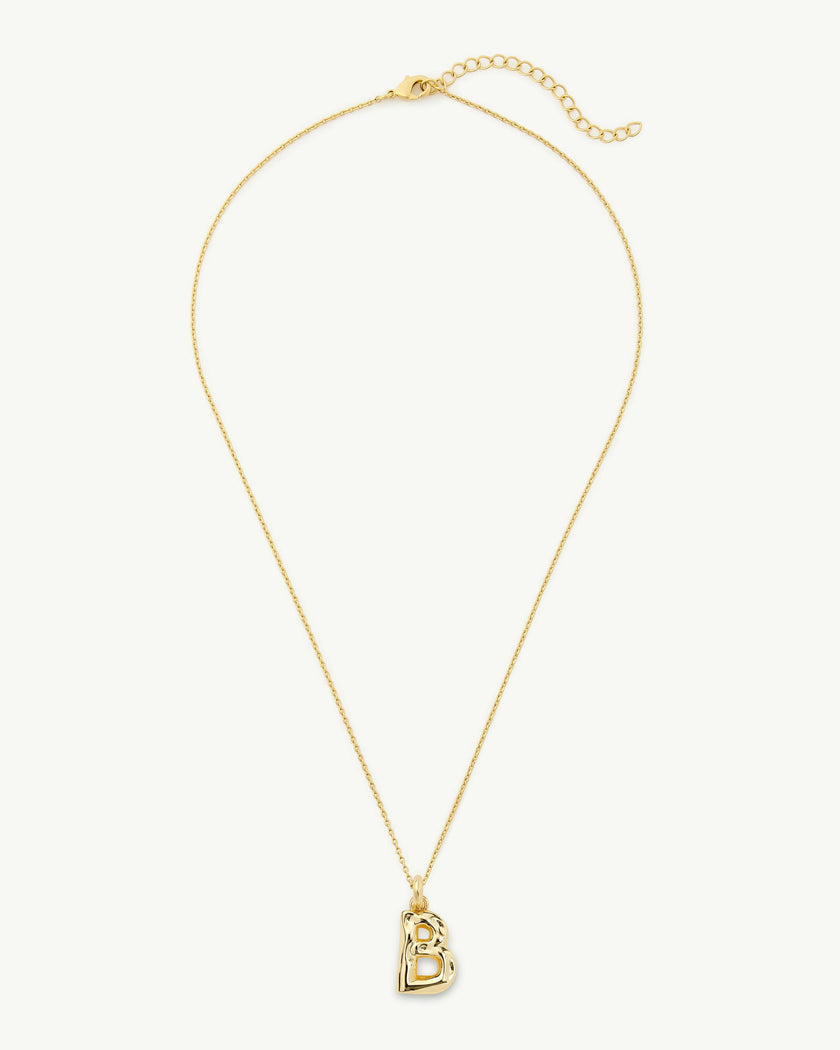 Monogram Necklace in Gold