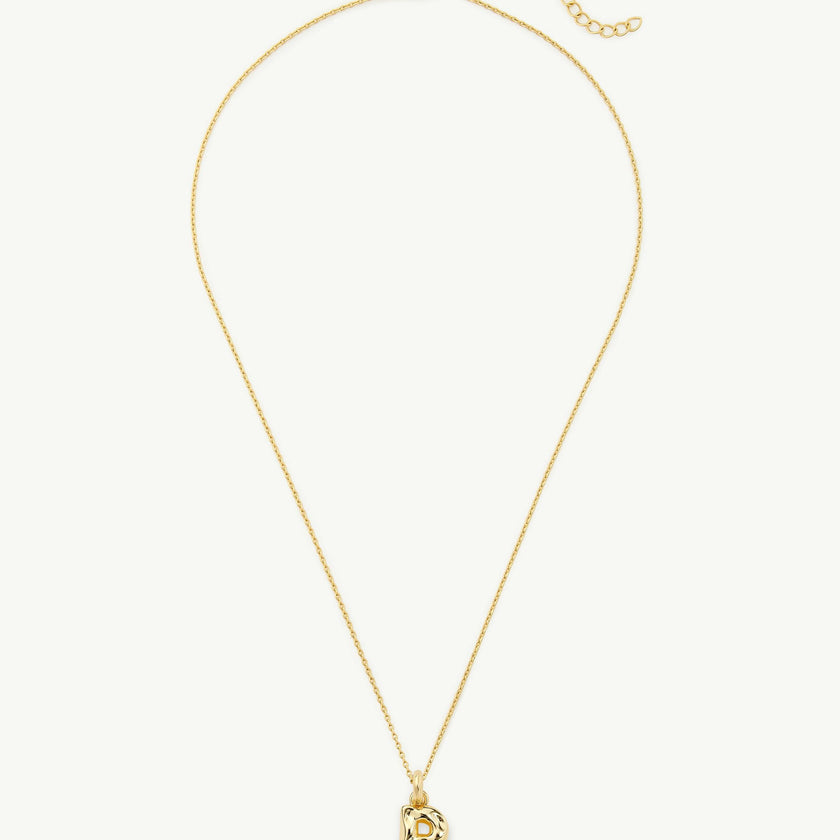 Monogram Necklace in Gold