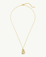 Monogram Necklace in Gold