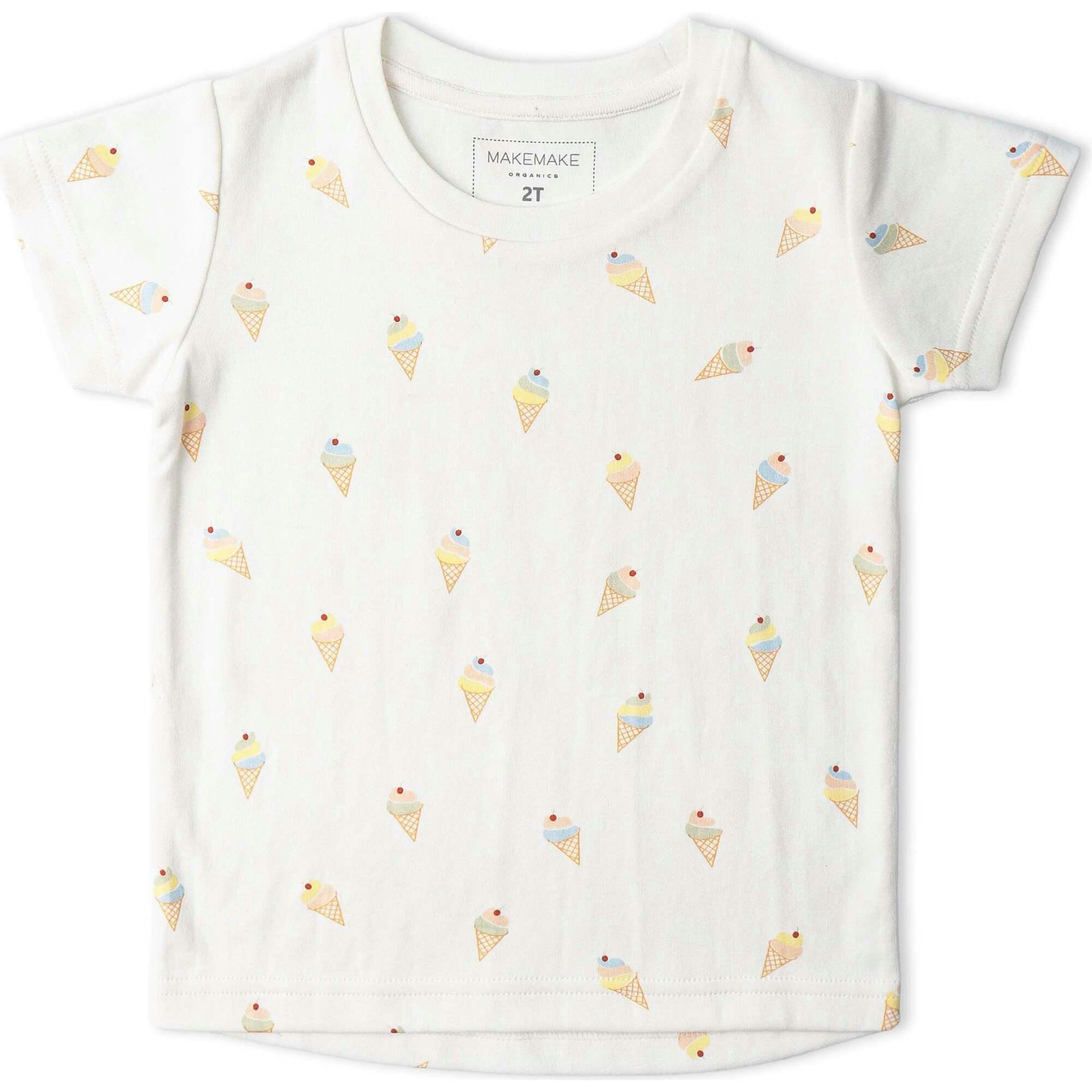 Organic Tee & Shorts Set - Ice Cream