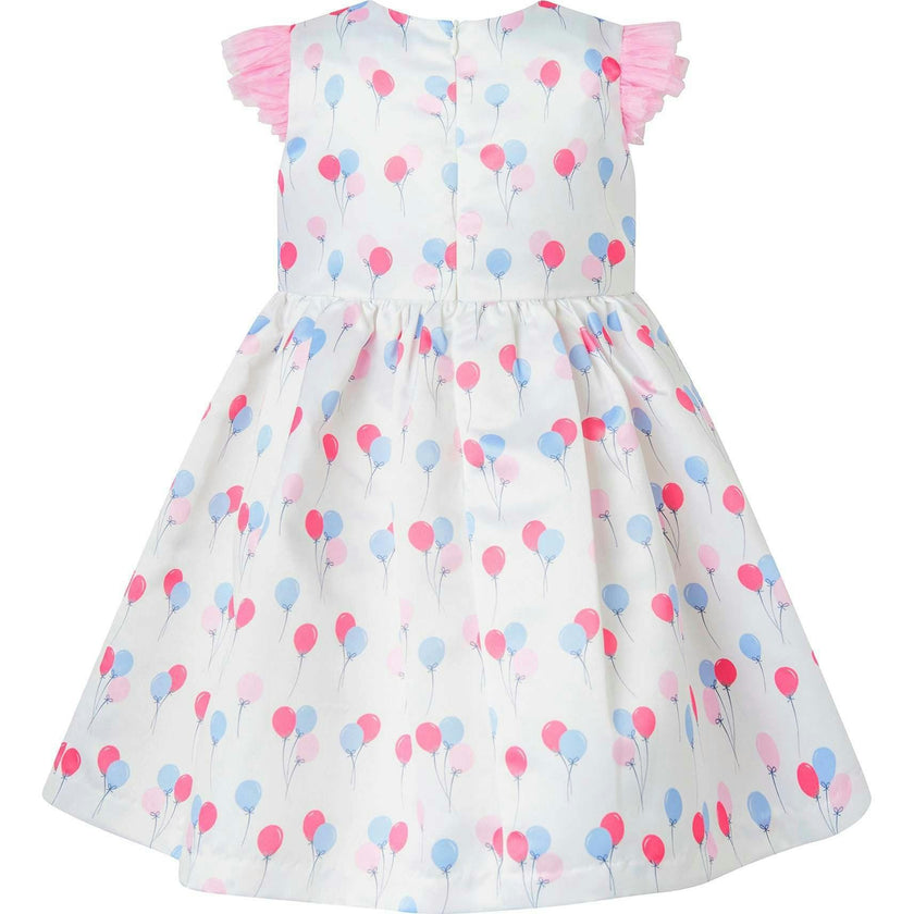 Balloon Ruffle Front Dress