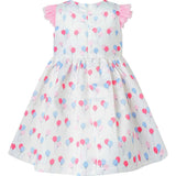 Balloon Ruffle Front Dress