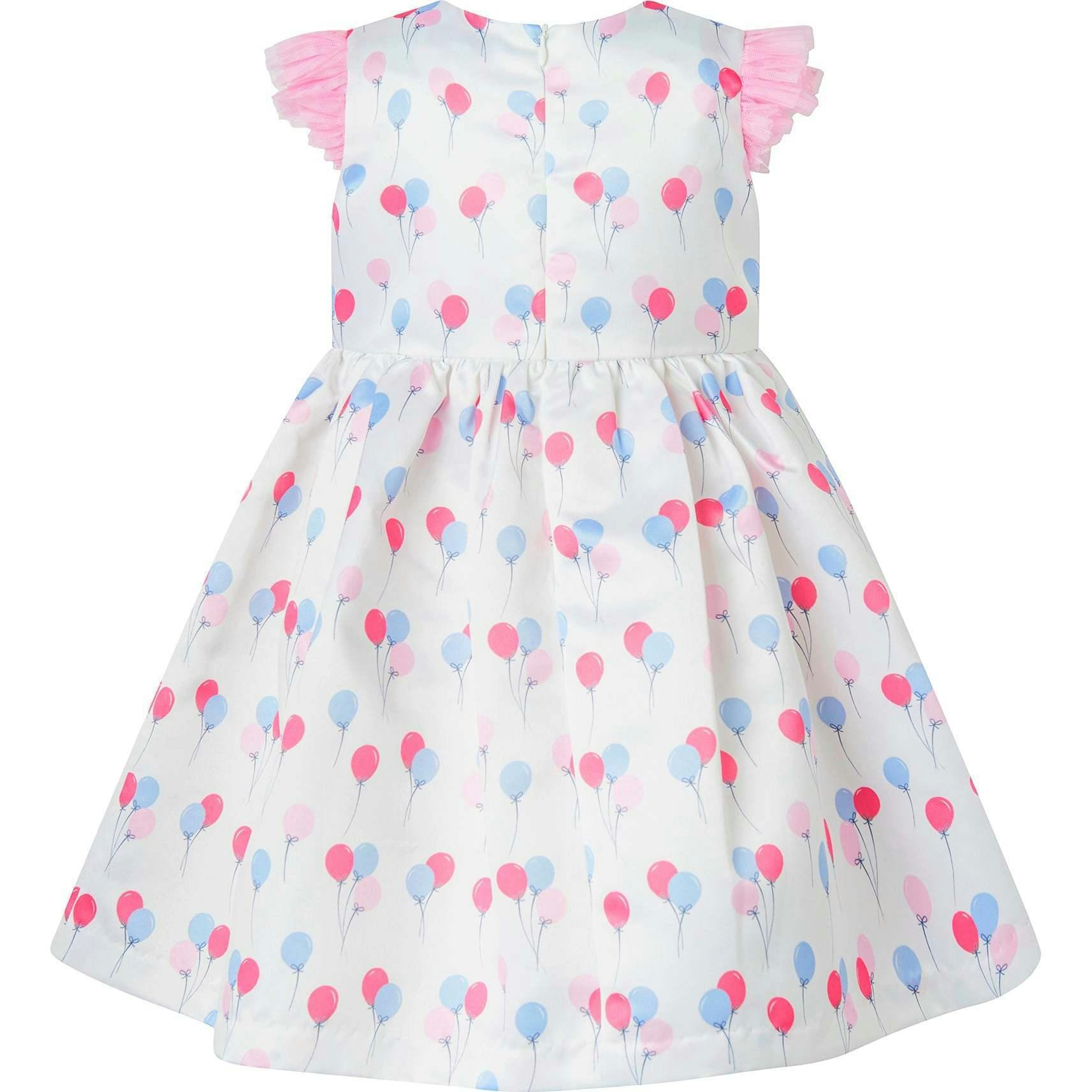 Balloon Ruffle Front Dress