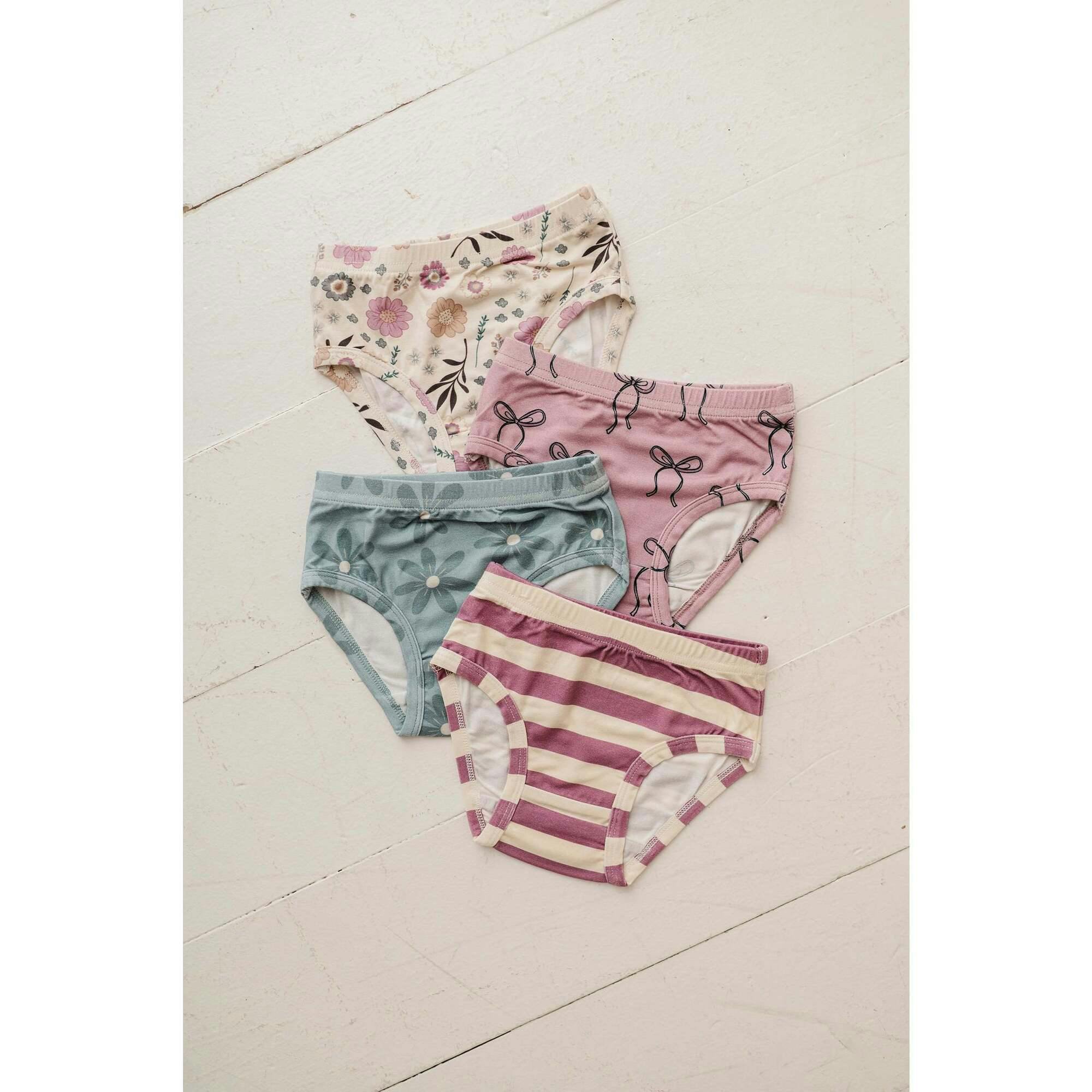 Girl's Underwear Dusky Orchid Stripe